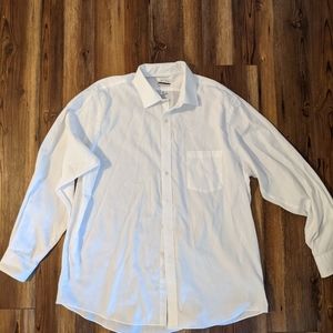 Van Heusen White button down dress shirt